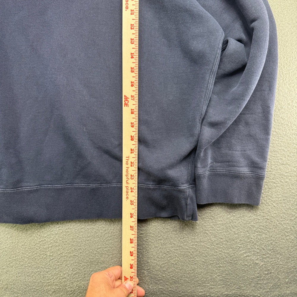 Vintage Polo Ralph Lauren Sweatshirt Men XL Navy Blue 90s Pullover V Stitch - Picture 6 of 8